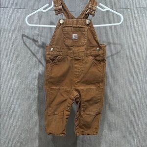 Carhartt Brown Kids Overalls 18m
